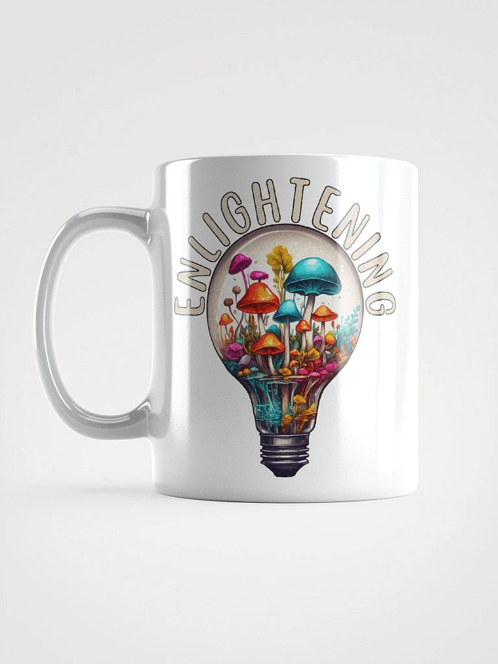 Reflective Bulbs Graphic | White Coffee Mug | Enlightening product image (1)