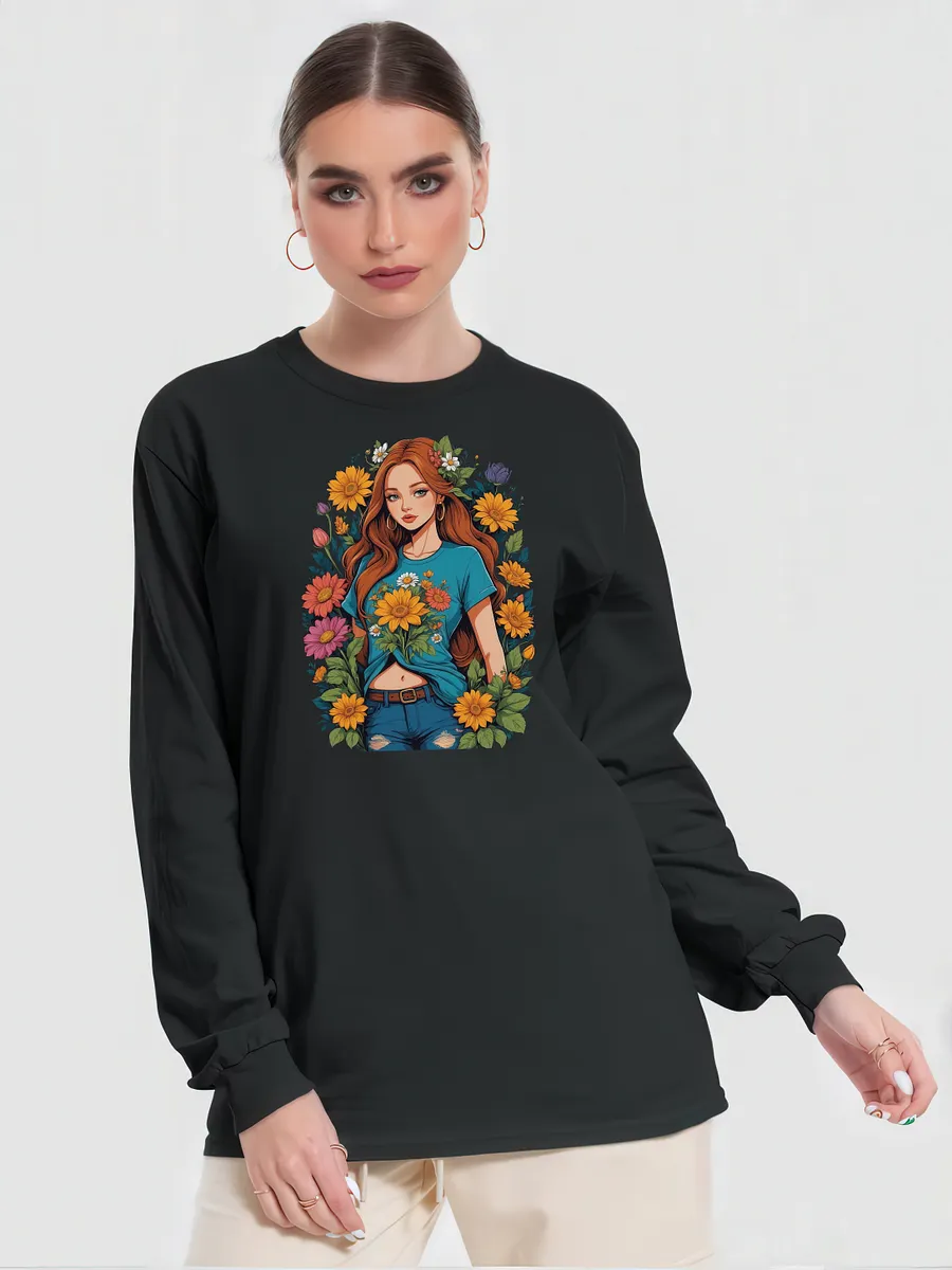 Bloomcore Flower Girl v1 - Gildan Ultra Cotton Unisex Long Sleeve T-Shirt product image (1)