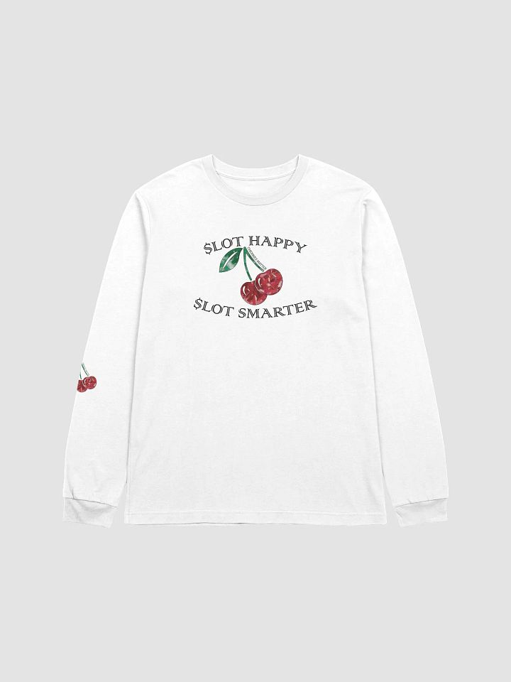 Slot Happy, Slot Smarter Bella+Canvas Supersoft Long Sleeve Cherry Tee product image (1)