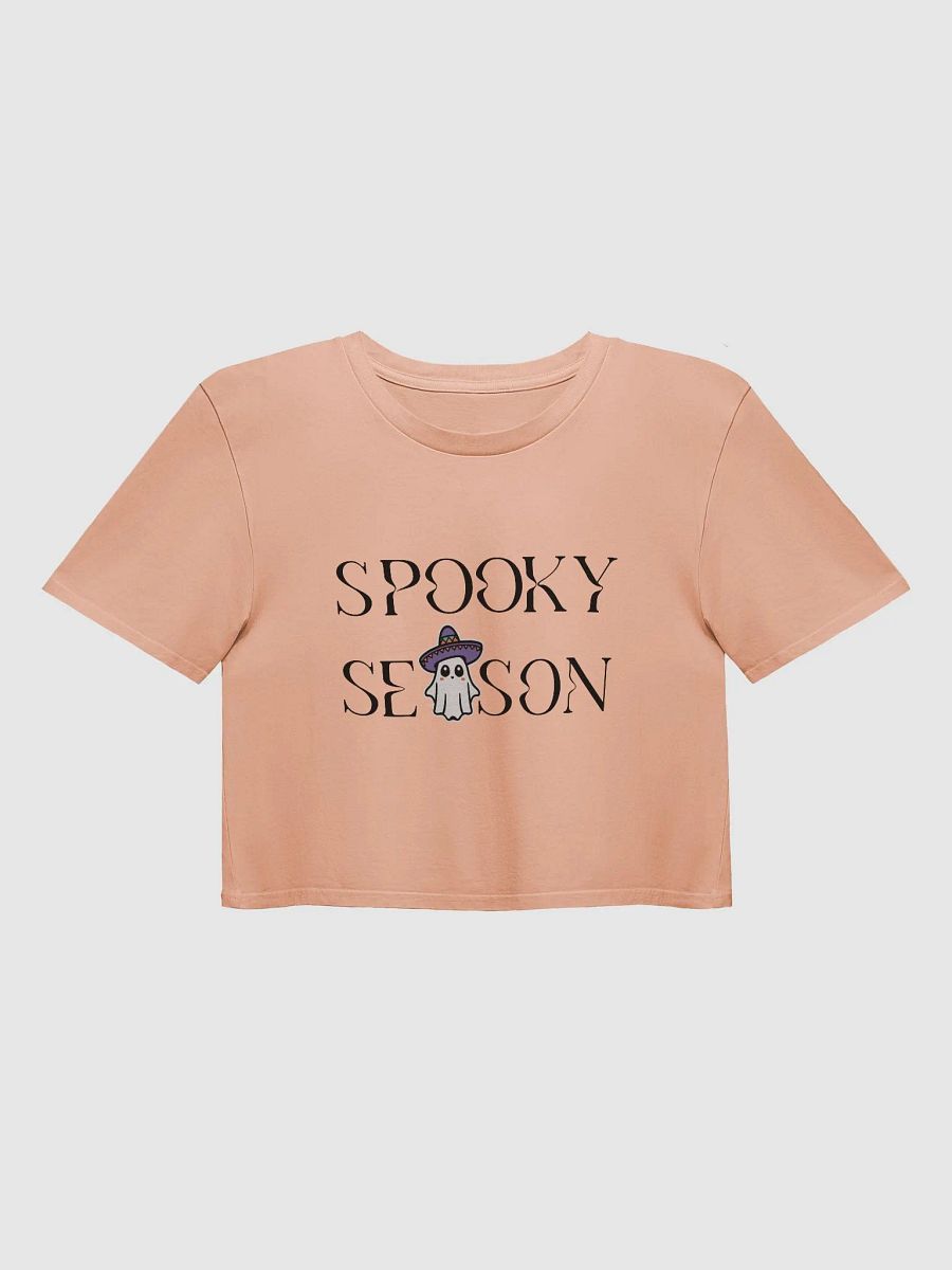 Spooky Season Sombrero Ghost Crop Top product image (1)