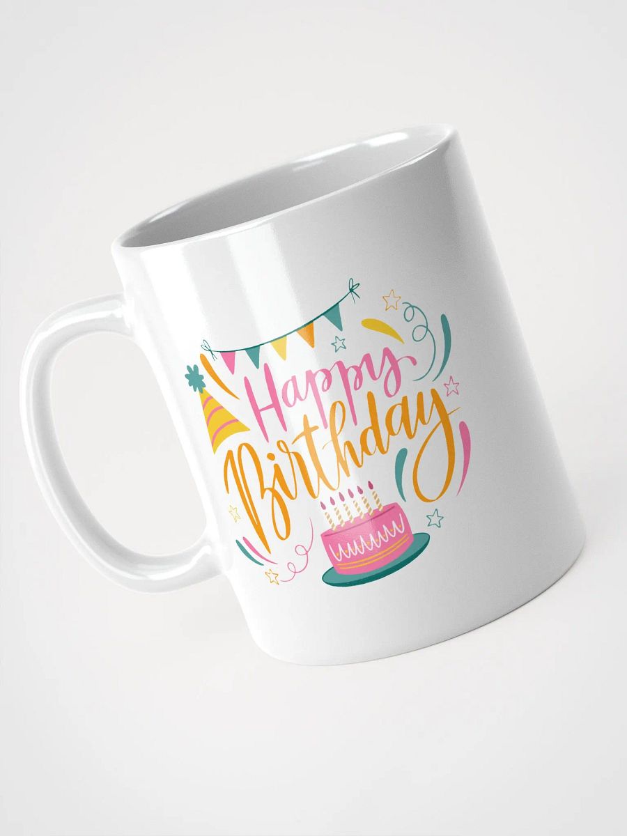 Happy Birthday Cake Coffee Mug product image (3)