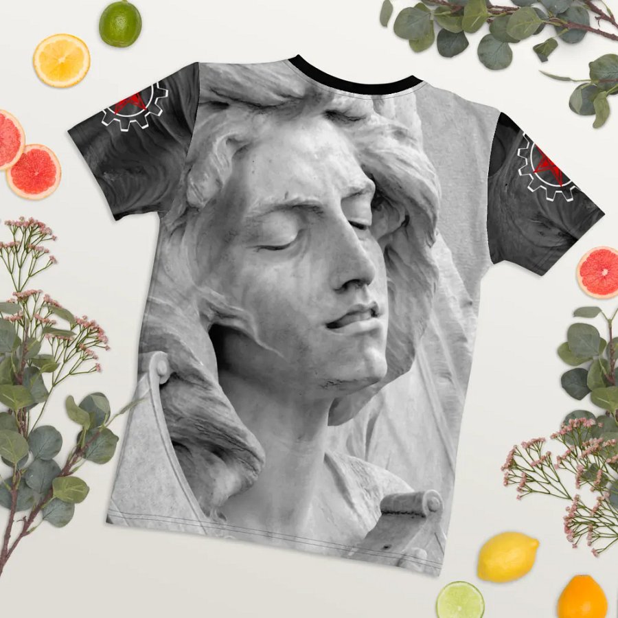 With The Hand On My Cross II Ladies Tee product image (5)