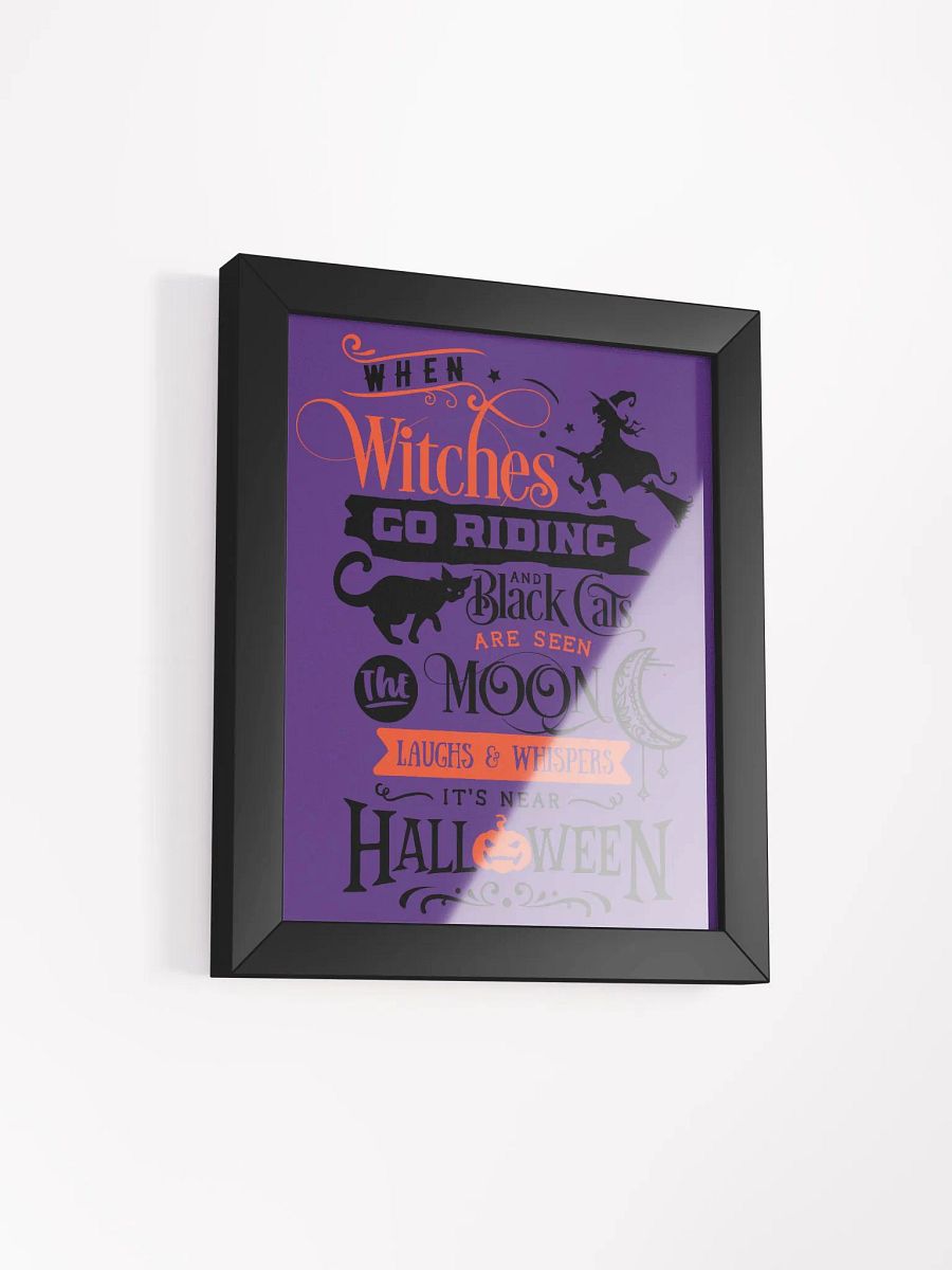 Witch Quote: Framed High-Quality Matte Poster product image (19)