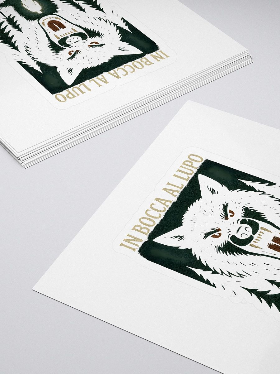 In bocca al lupo sticker by dark alphabet product image (4)