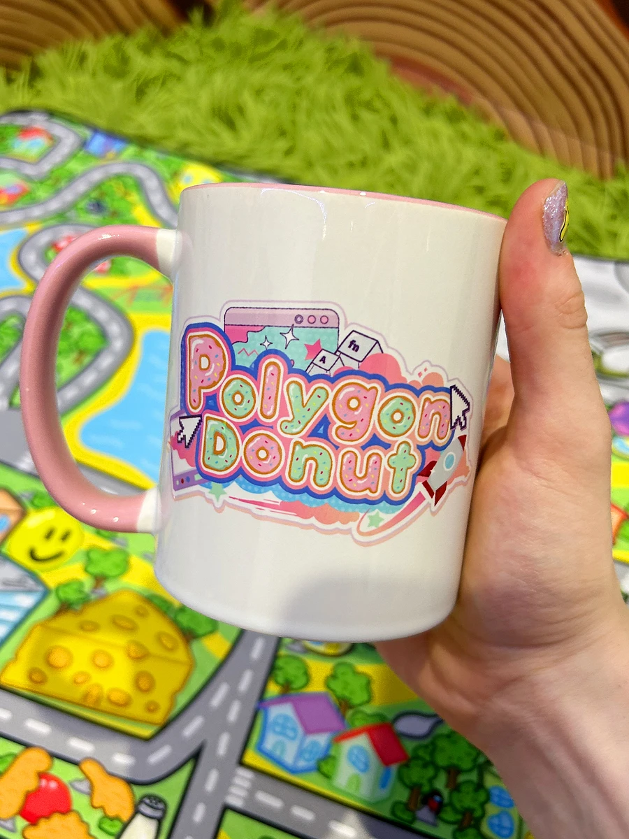 Polygon Donut Logo Colored Mug product image (3)