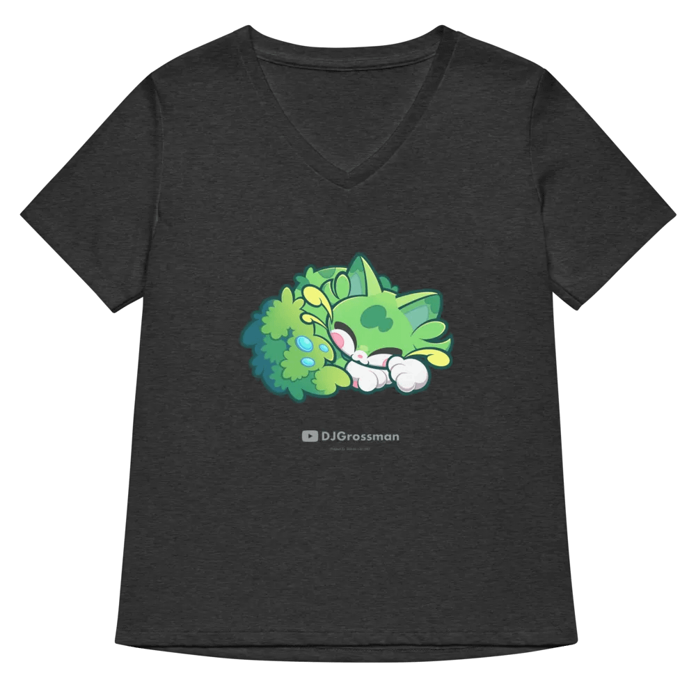 Sleeping Chloe • Women's Relaxed V-Neck T-shirt product image (6)