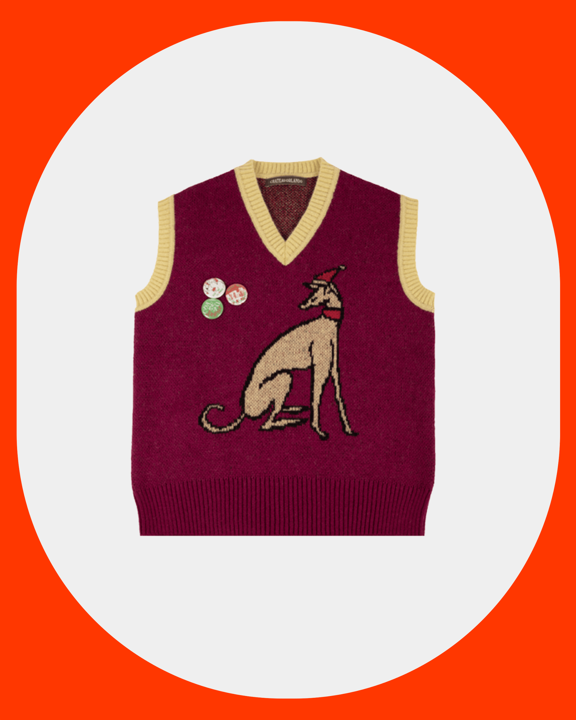 Christmas Whippet Vest product image (1)