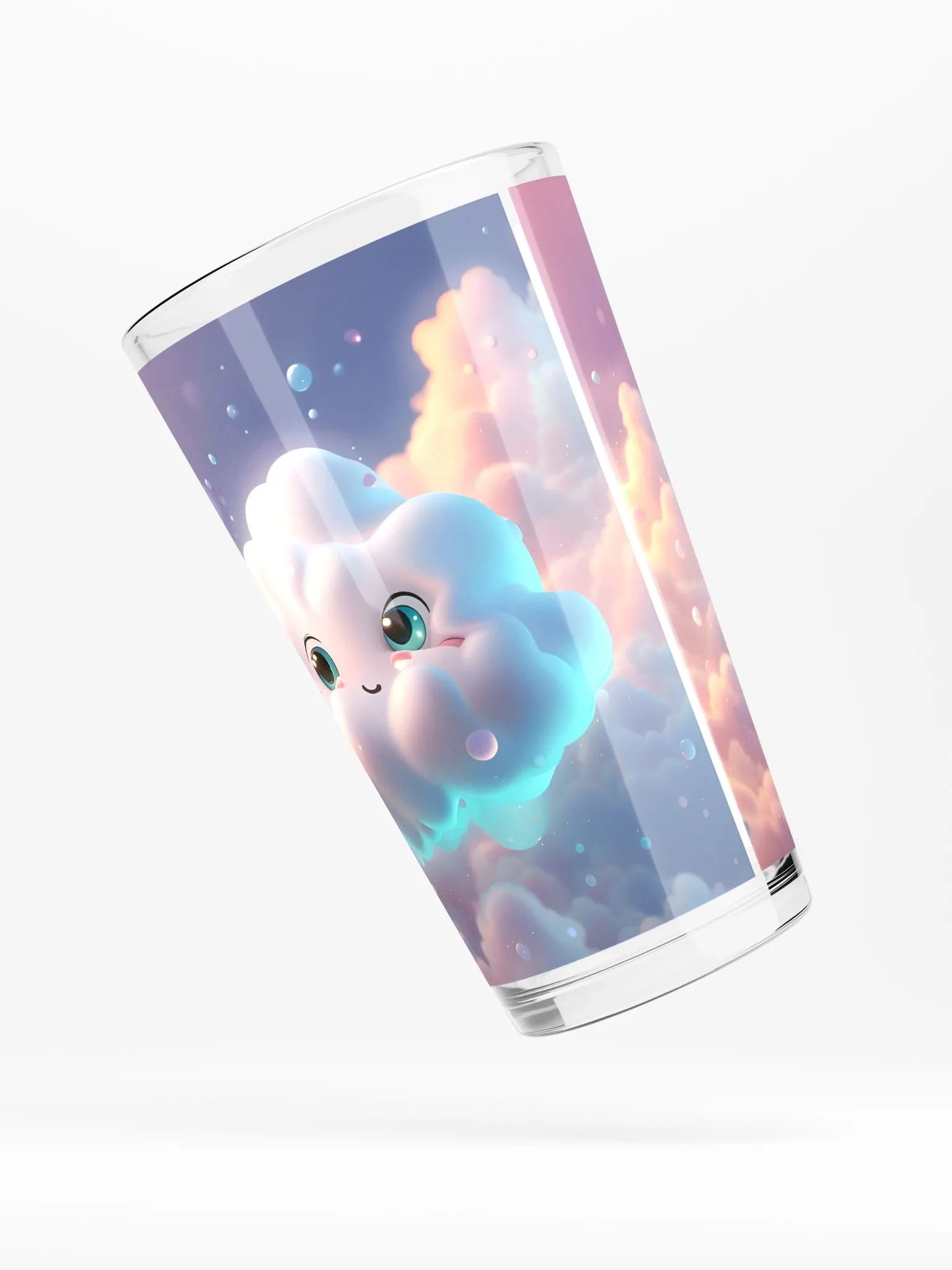 Cute Cloud Pint Glass product image (4)