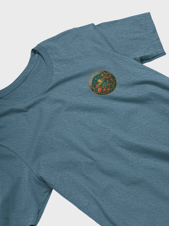 Key West Tropical T-Shirt Ultra Soft Tee with Pelican and Flamingo product image (2)