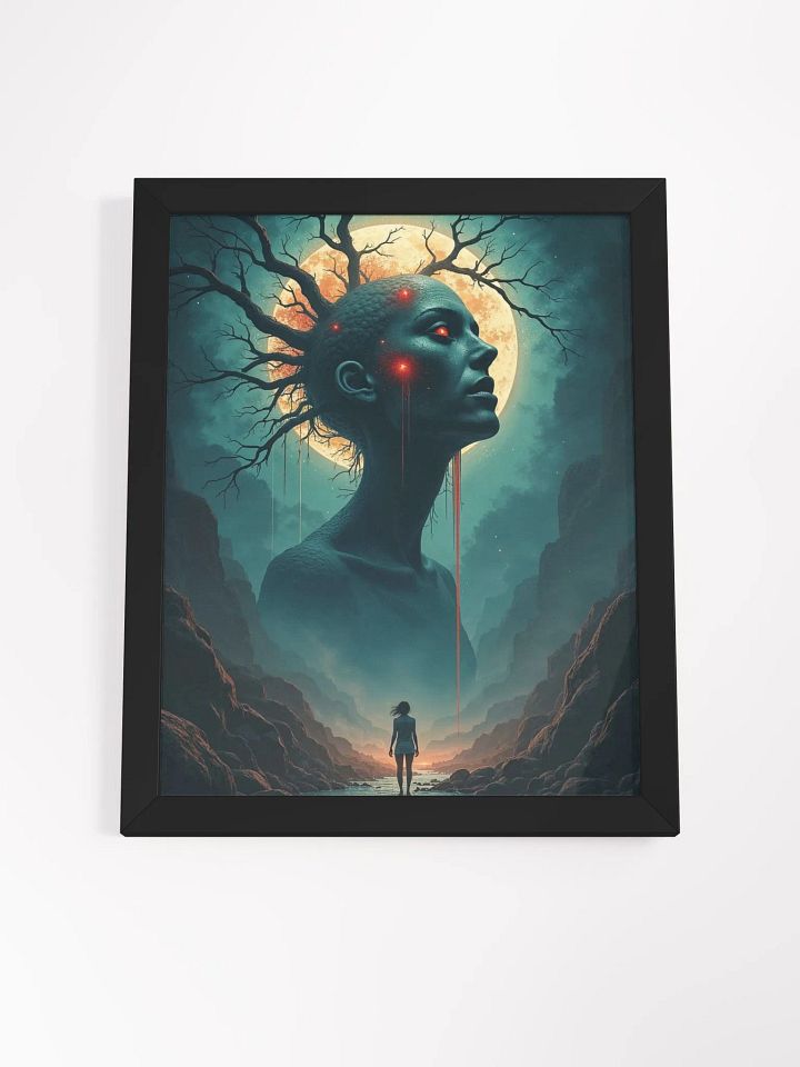Ethereal Moonlit Vision Framed Print product image (7)