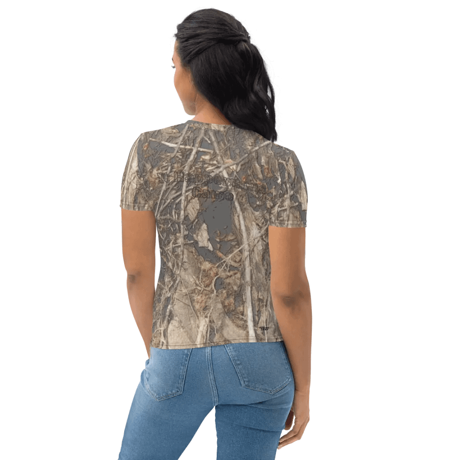 Women's Crew Neck T-Shirt - Dead Split - It Happennnns Camo product image (7)