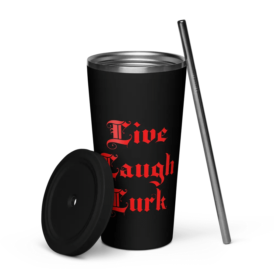 Live Laugh Lurk || Insulated Tumbler || 20 oz || Black product image (5)