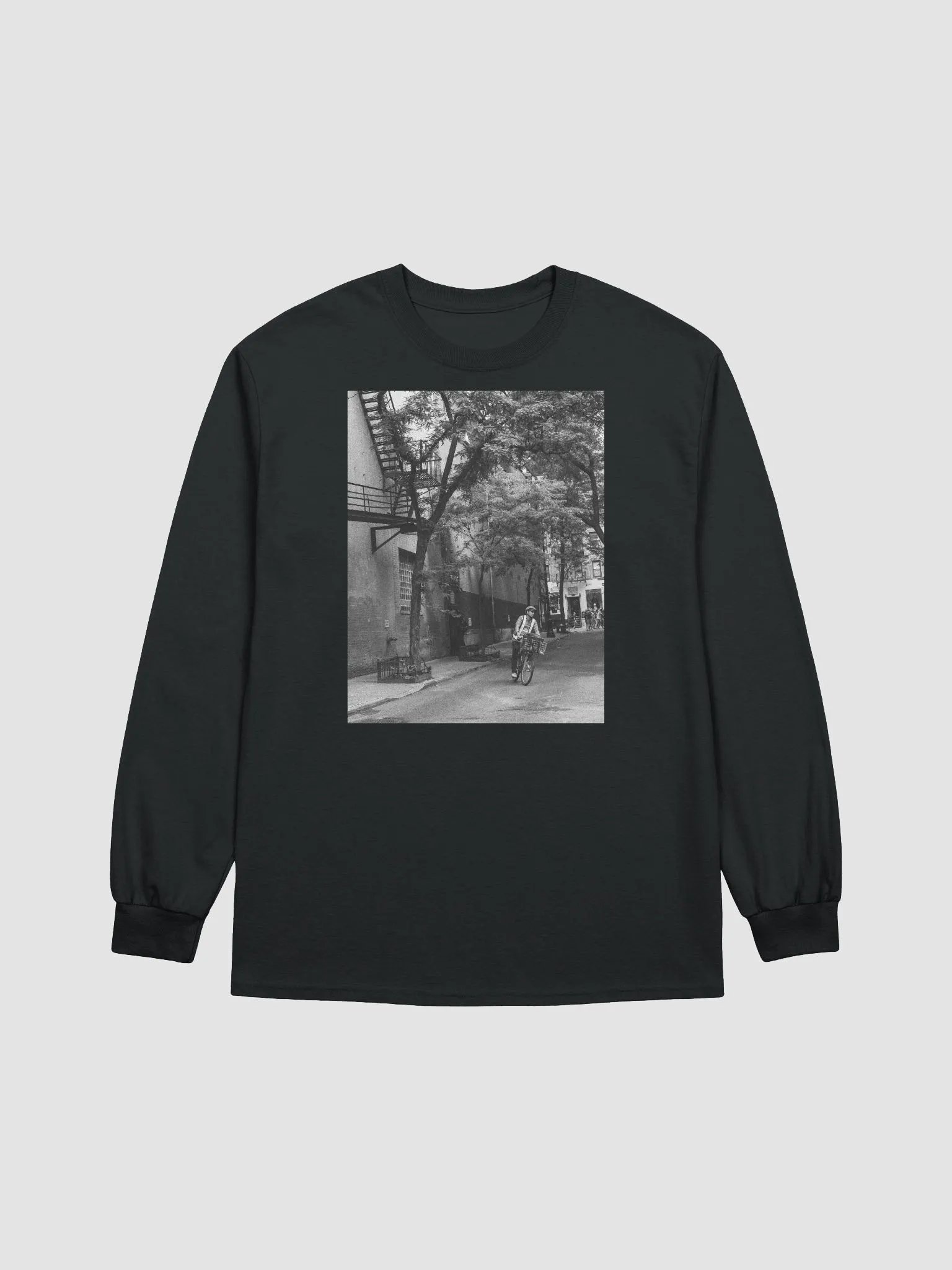 "Urban Cyclist" Gildan Ultra Cotton Long Sleeve T-Shirt - 01517 product image (1)