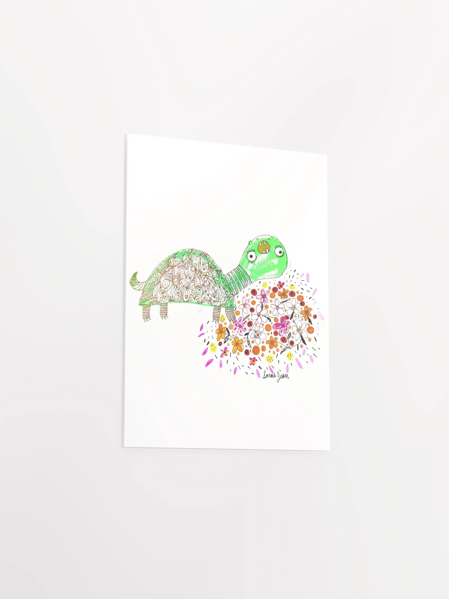 Happy Turtle matte poster product image (29)