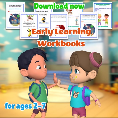 Printable Worksheets for kids ages 3-7