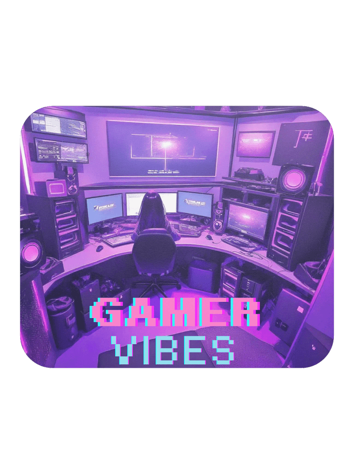 Neon Gamer Vibes Mouse Pad product image (2)