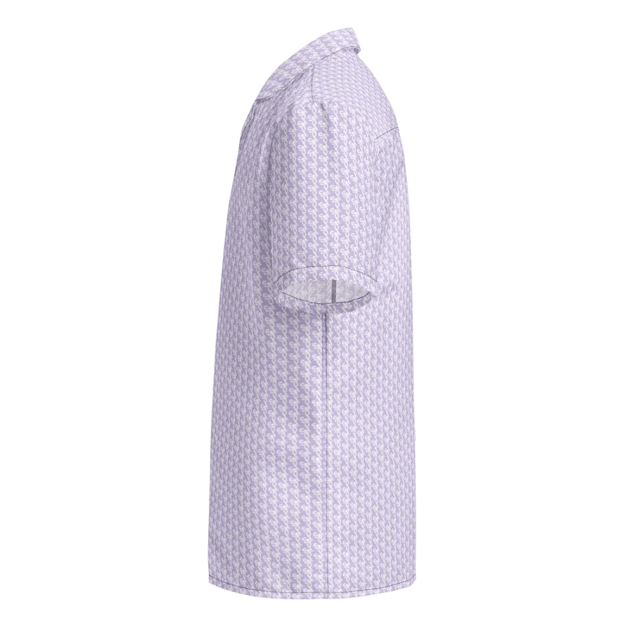 Syn-Stripe Purple/White Button Up product image (5)