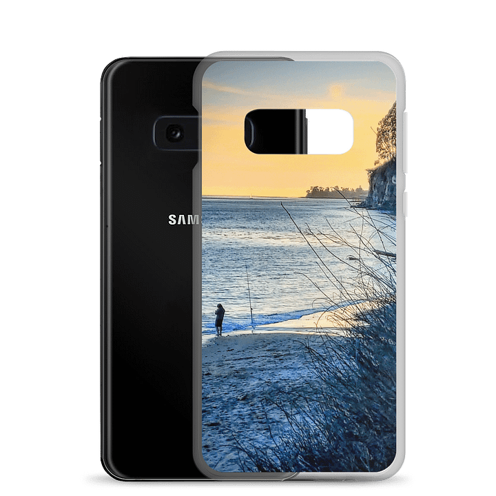 Fishing at Dusk Clear Samsung® Case product image (24)