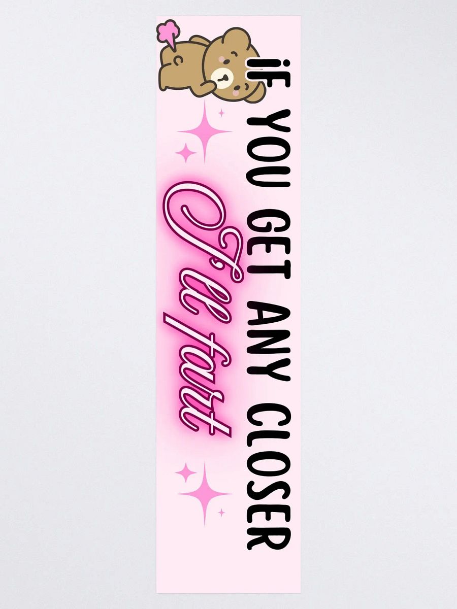 I'll Fart Bumper Sticker product image (3)
