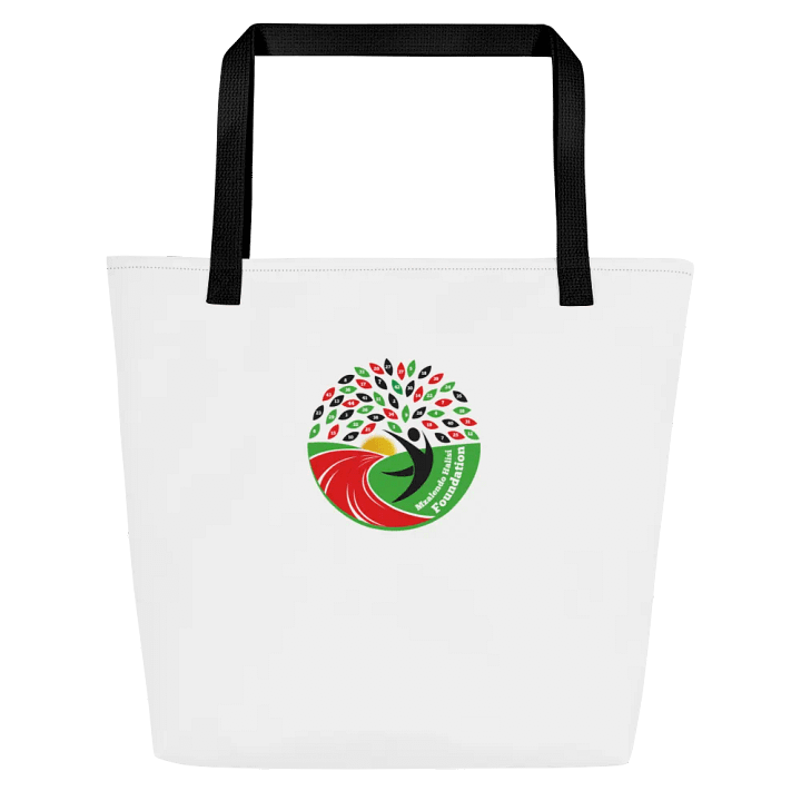Mzalendo Halisi Kenya Flag Colours Large Tote Bag w/Pocket product image (1)