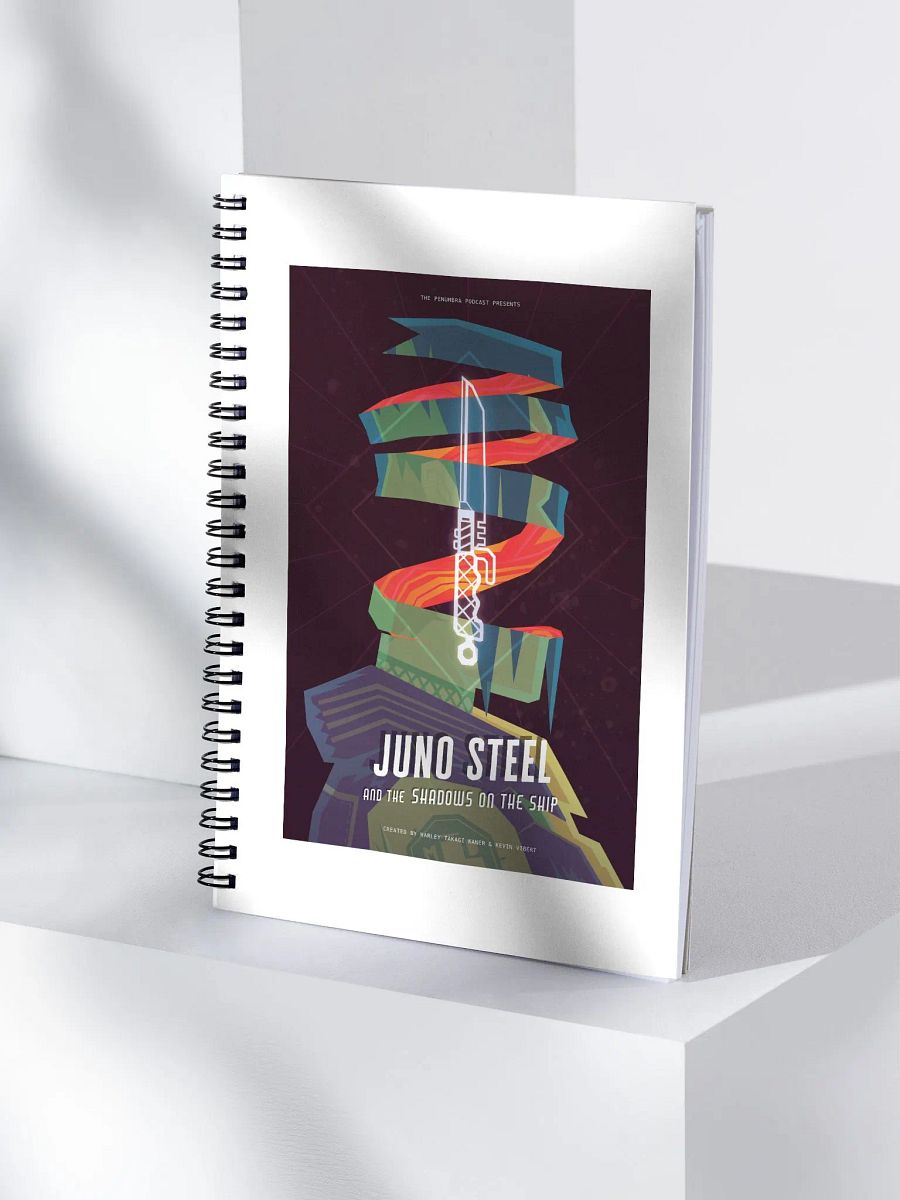Juno Steel and the Shadows on the Ship Spiral Notebook product image (4)