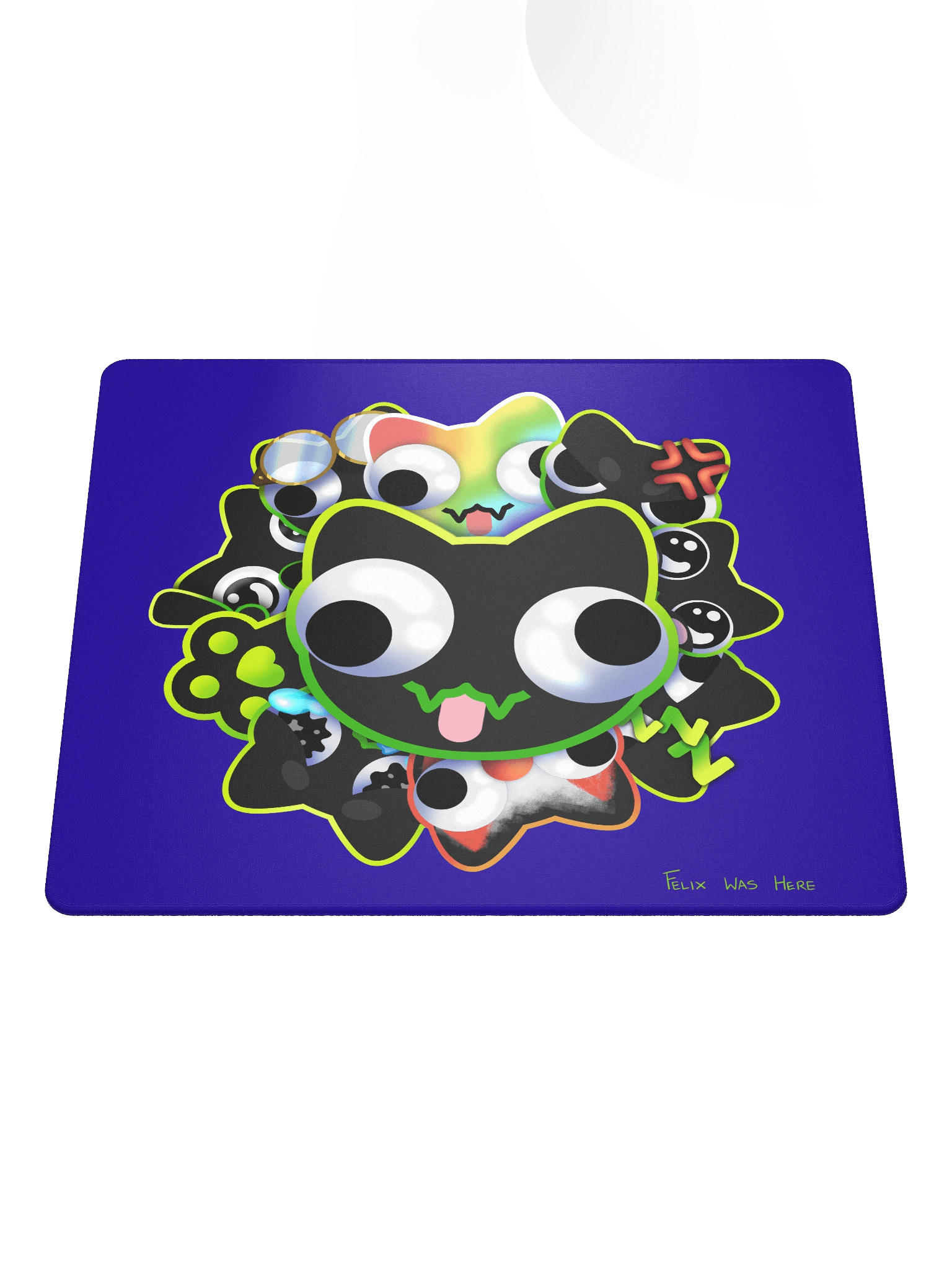 Mousepad Large - DerpBurst on Blue product image (1)