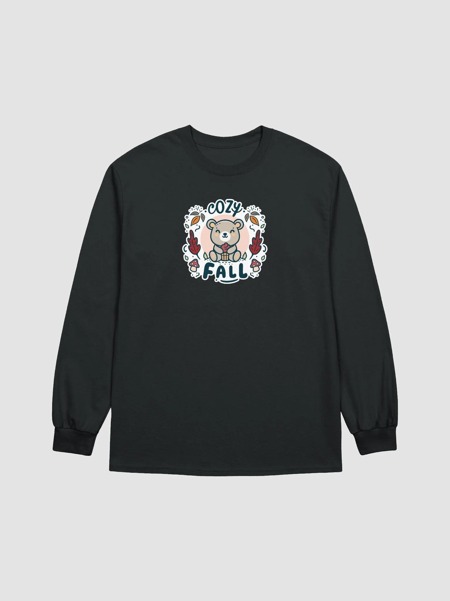 *Limited Time* Cozy Fall Long Sleeve Shirt (Dark) product image (2)