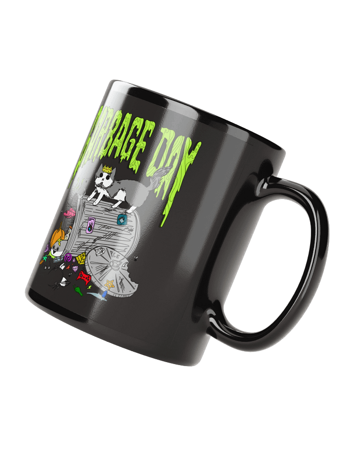 garbage day mug (black) product image (3)