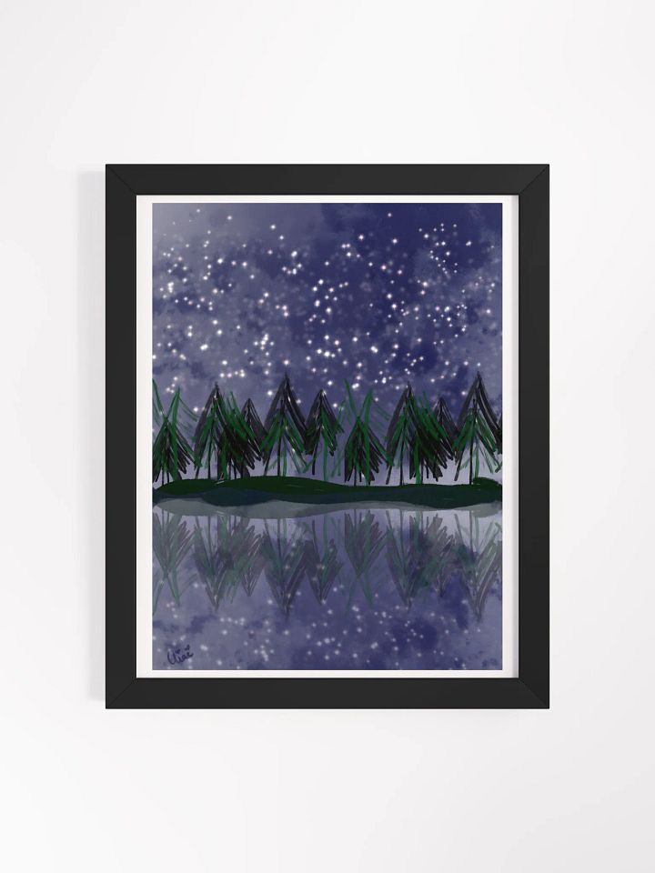 Starry Night Reflection Framed Poster product image (1)