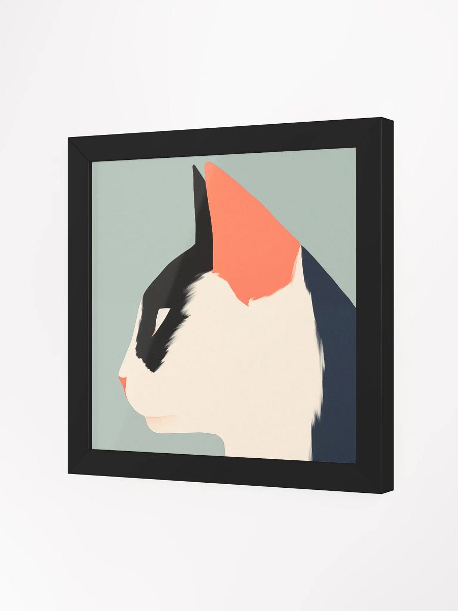 Abstract Feline Elegance Framed Poster product image (11)