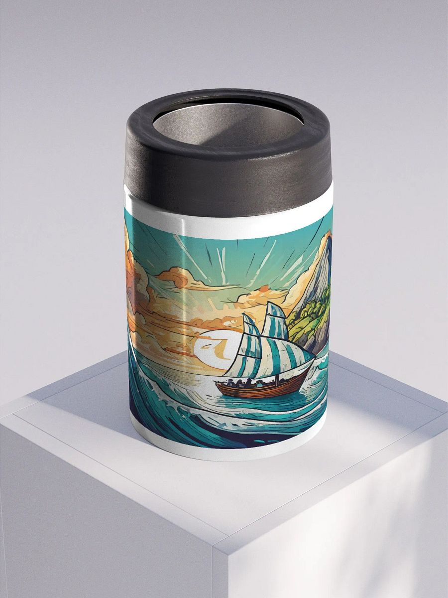 Summer Wind Charters: Island Sail Steel Beer Holder product image (3)