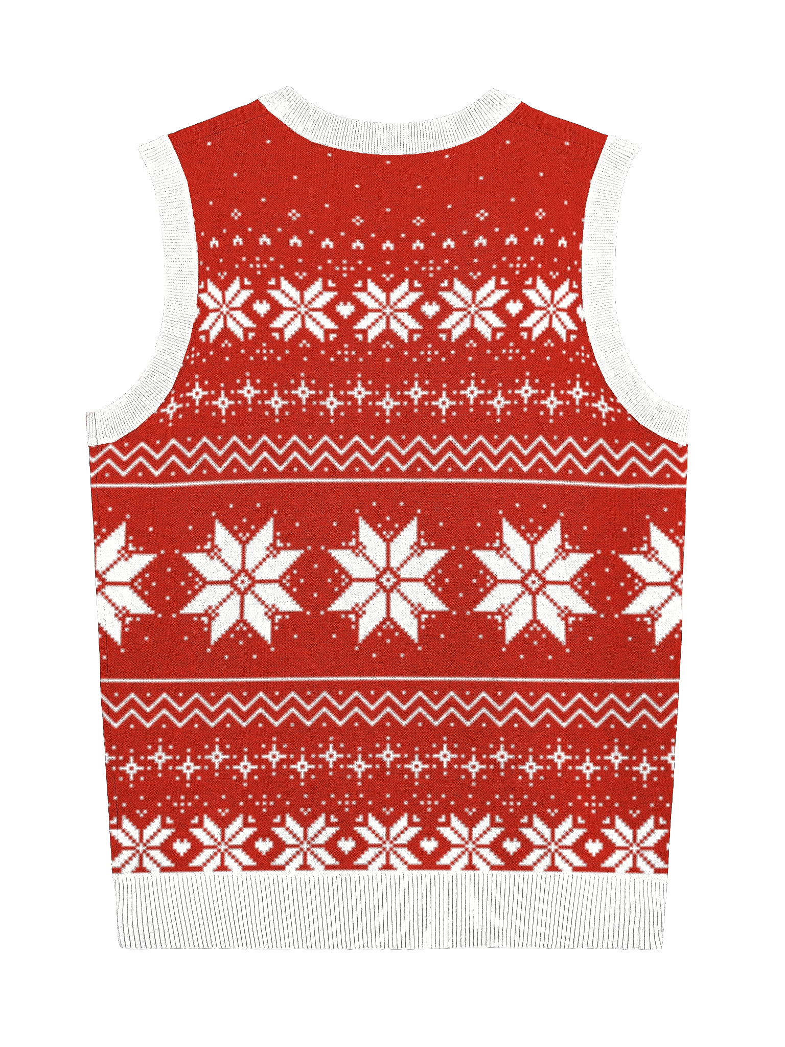 Festive Reindeer Knitted V-Neck Vest product image (9)