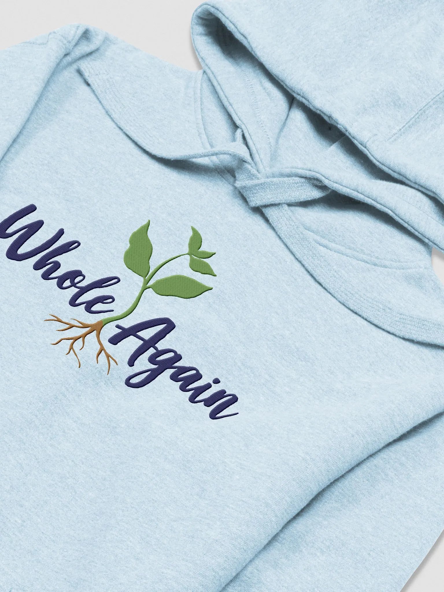 Whole Hoodie - Blue Logo product image (15)