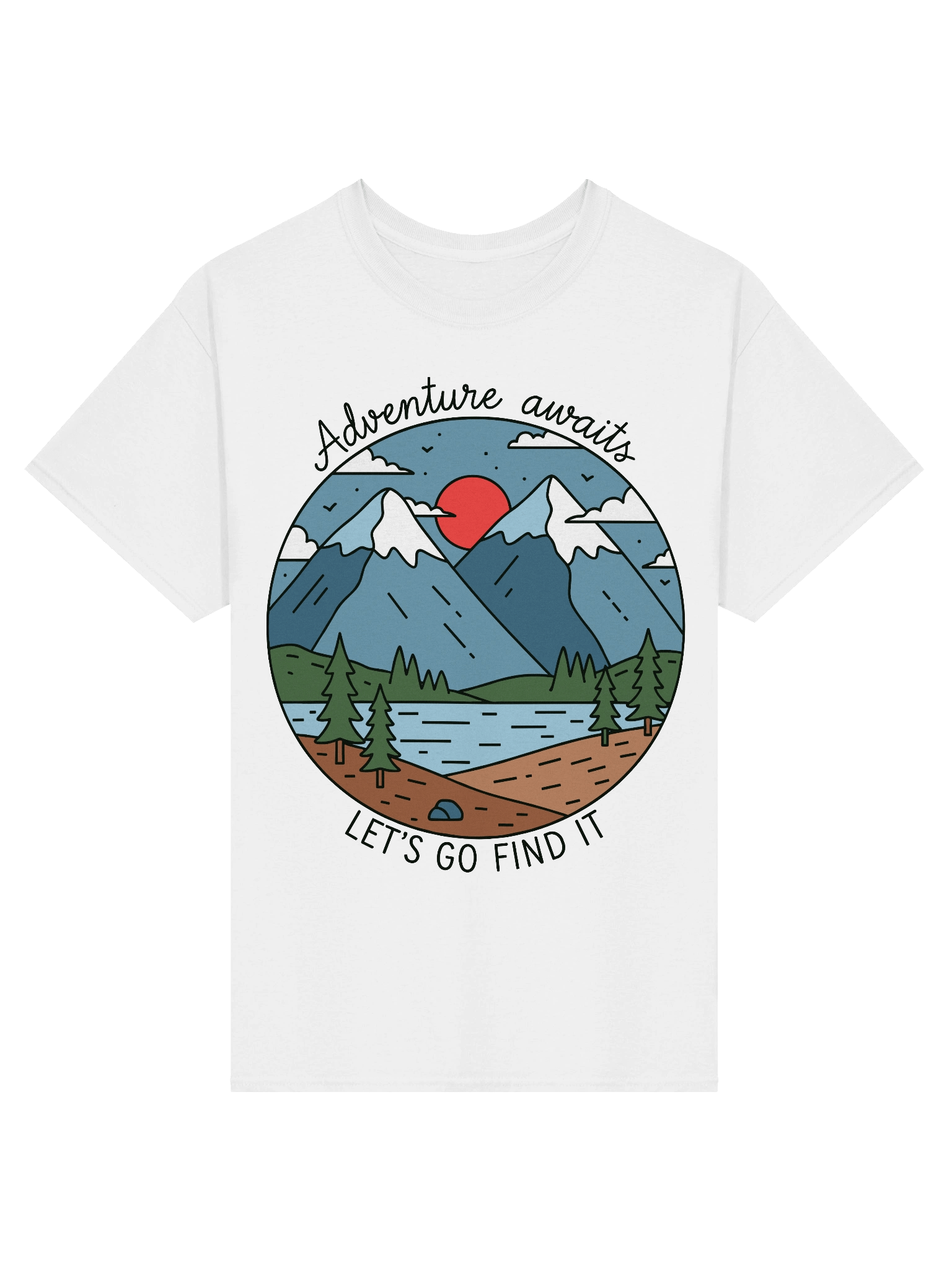 Adventure Awaits, Let's Go Find It - Tee product image (1)