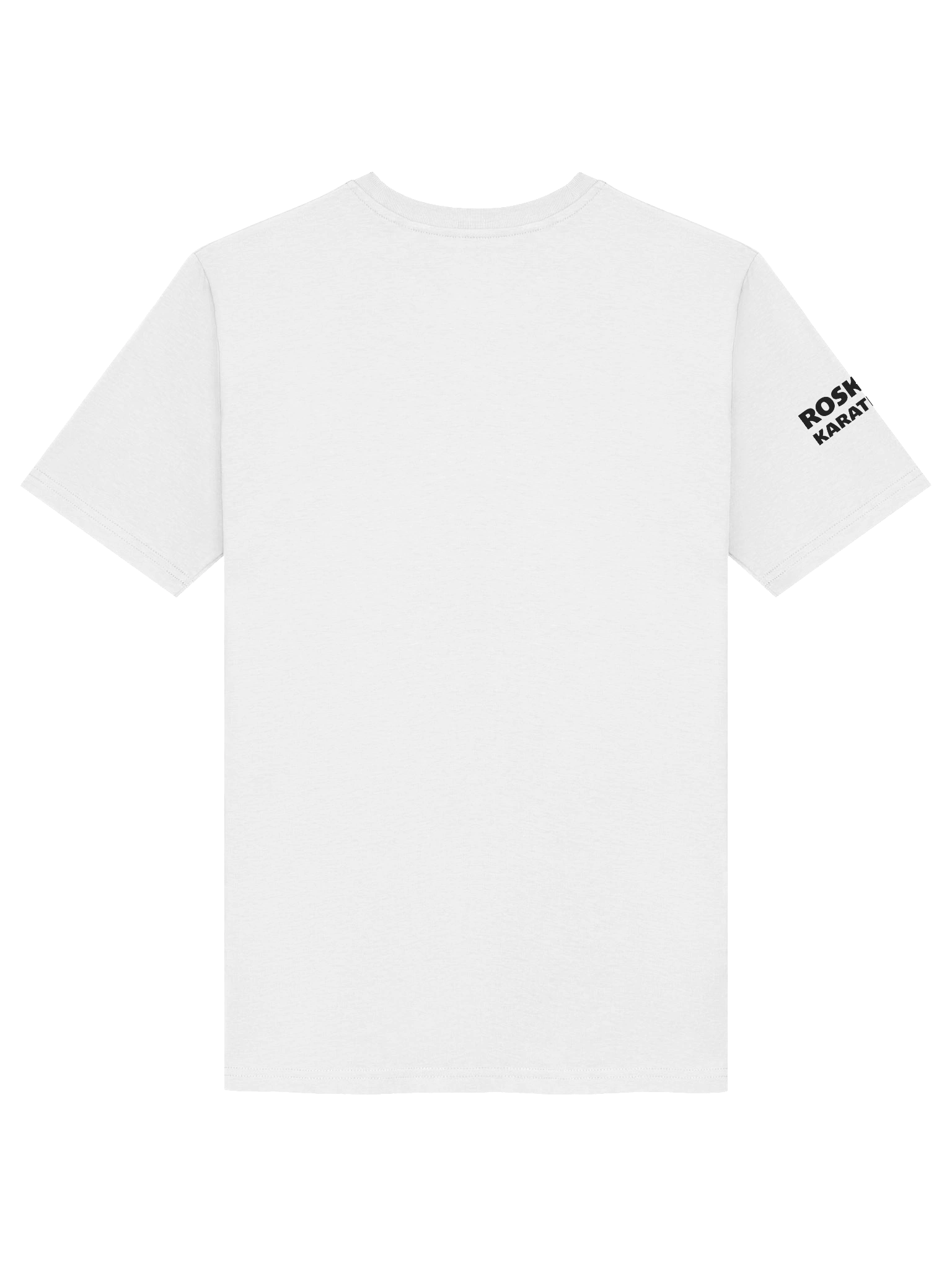 White Organic Cotton T-Shirt, Unisex, RKK Logo product image (4)