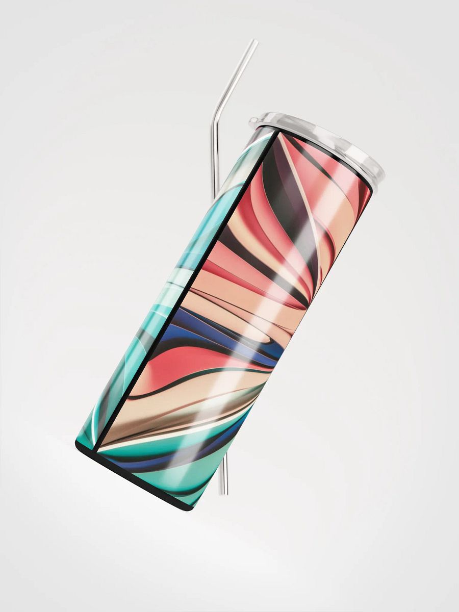 Graphic Grove 10oz Vacuum-Insulated Stainless Steel Tumbler with Vibrant Abstract Design product image (4)