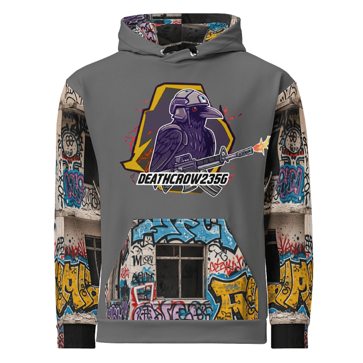 DEATHCROW235G All-Over Print Hoodie product image (1)
