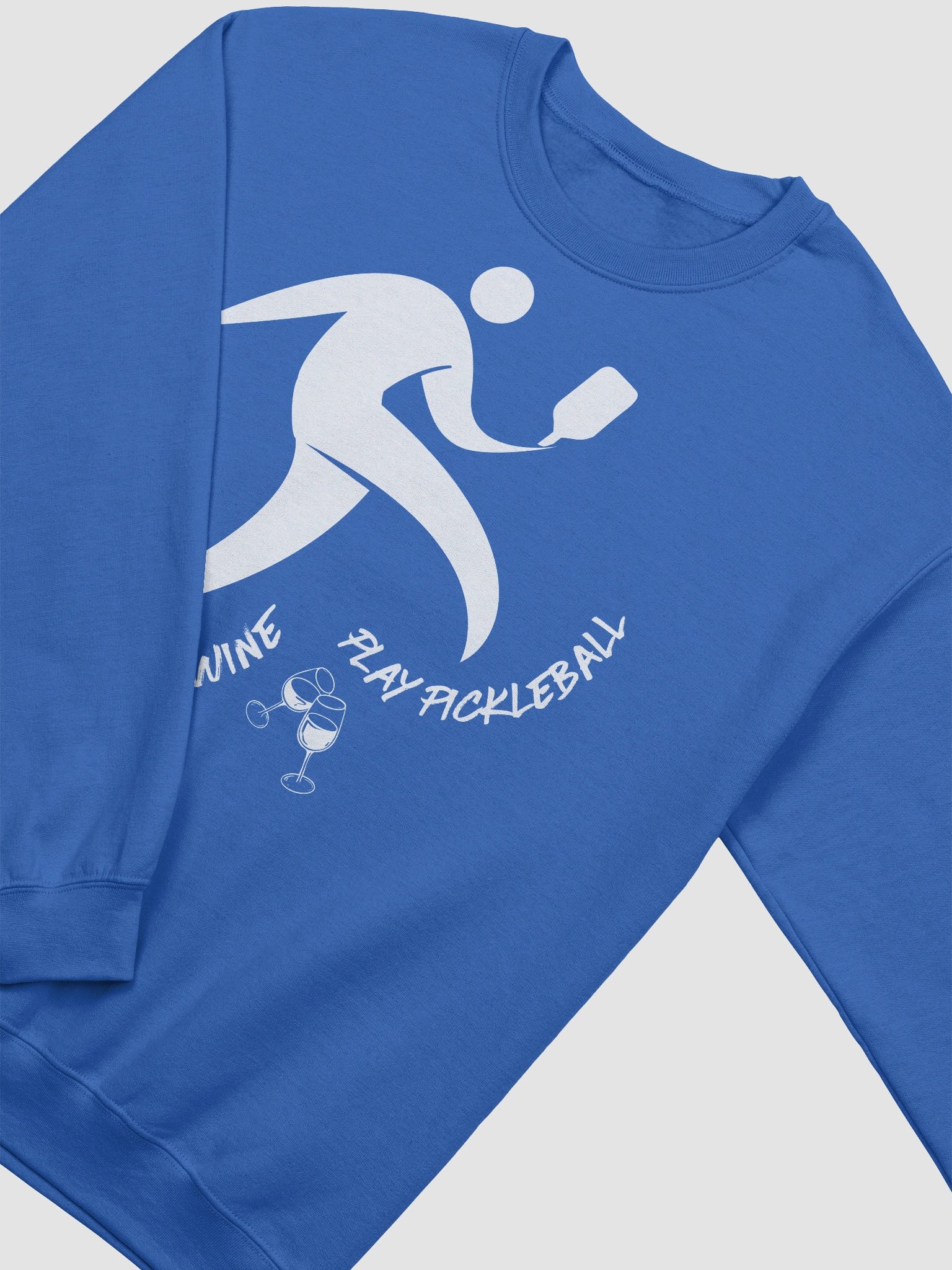 Smash and Wine, Play Pickleball Unixsex Gildan Classic Crewneck Sweatshirt product image (23)