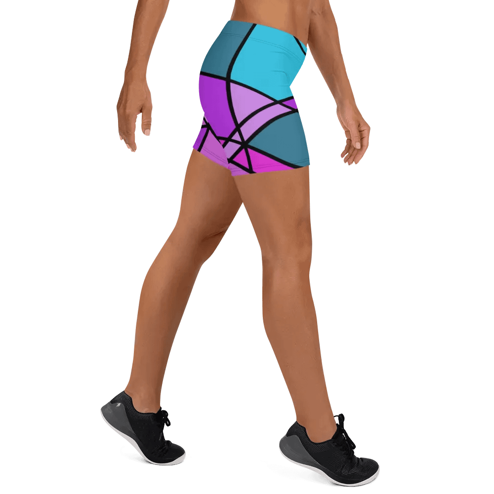Modern Cool Multi-Colored Geometric Shorts product image (9)