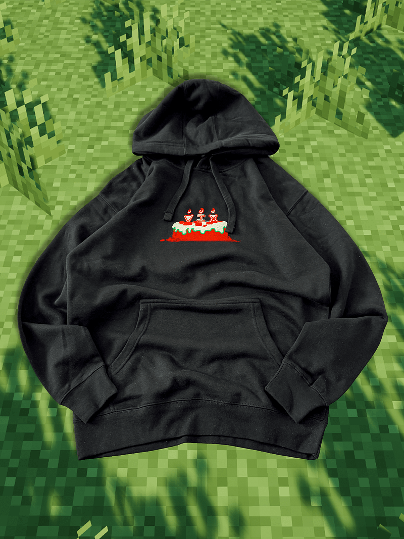 Embroidered "I'll Make a Cake" Hoodie
