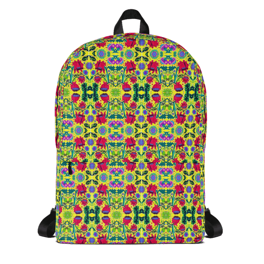 Abstract Poppy Flowers Back Pack product image (12)
