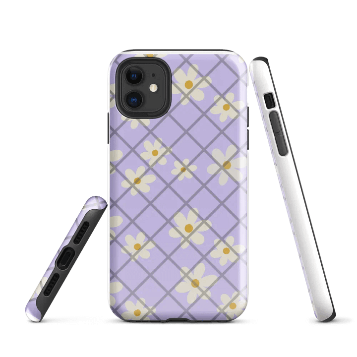 Daisy Grid Tough iPhone Case product image (1)