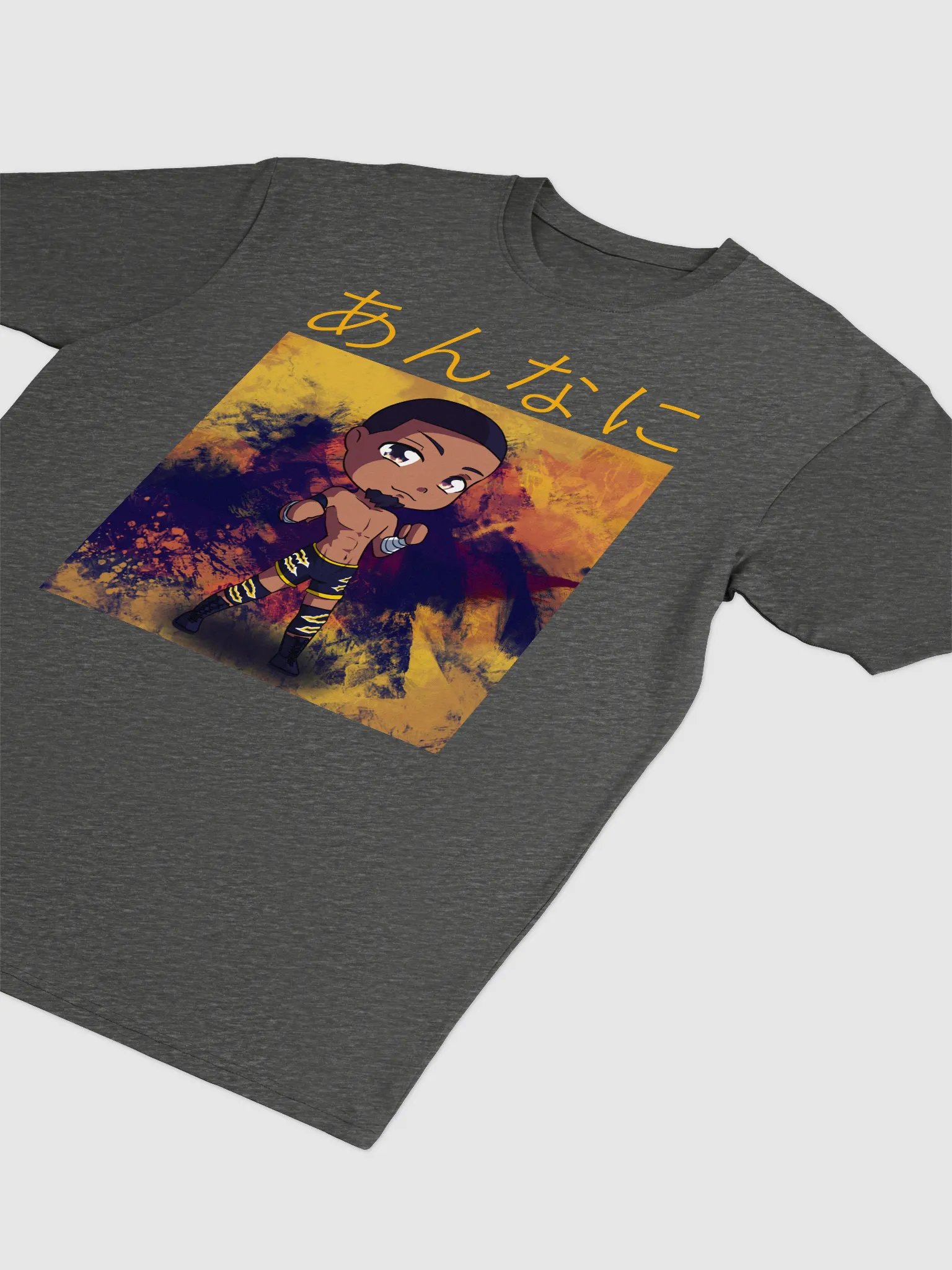 あんなに Puroresurā Chibi Anime Graphic Tee product image (2)
