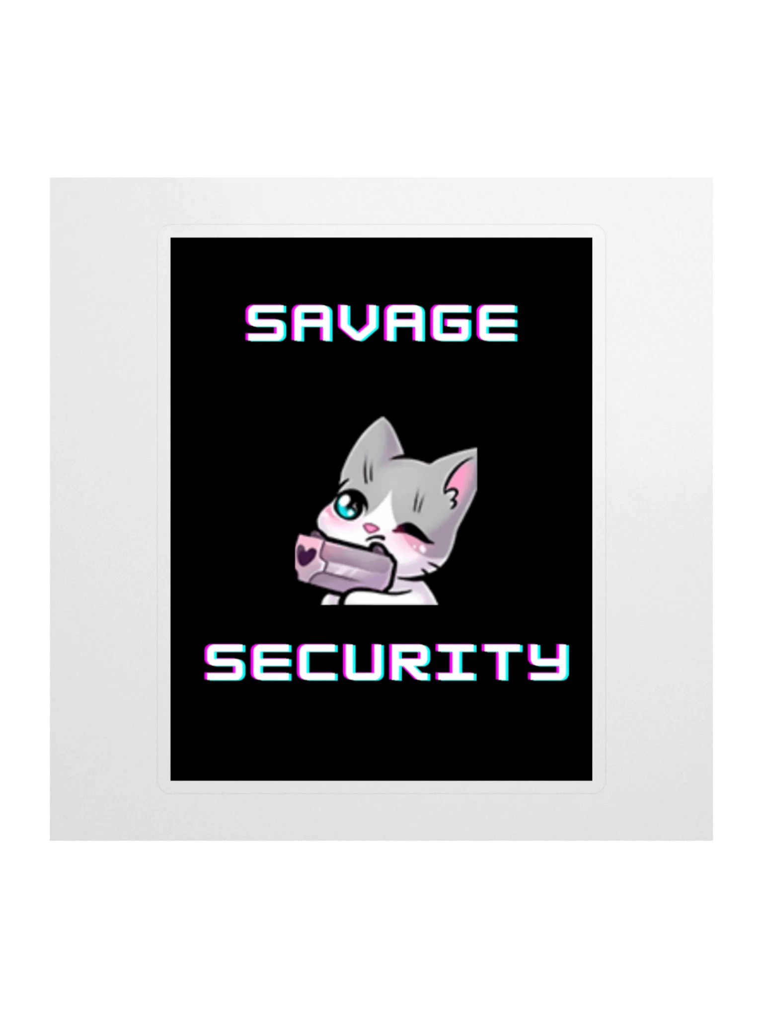 OG Savage Security Pew Pew Sticker! product image (1)