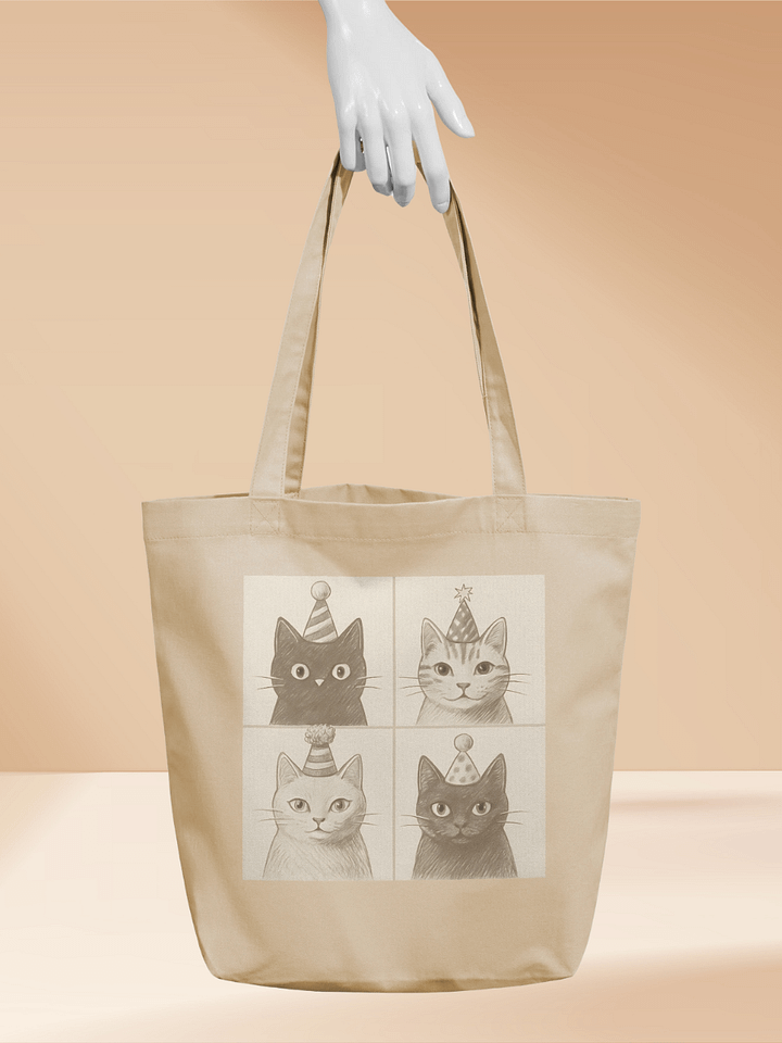 Whisker Party Tote Bag product image (1)