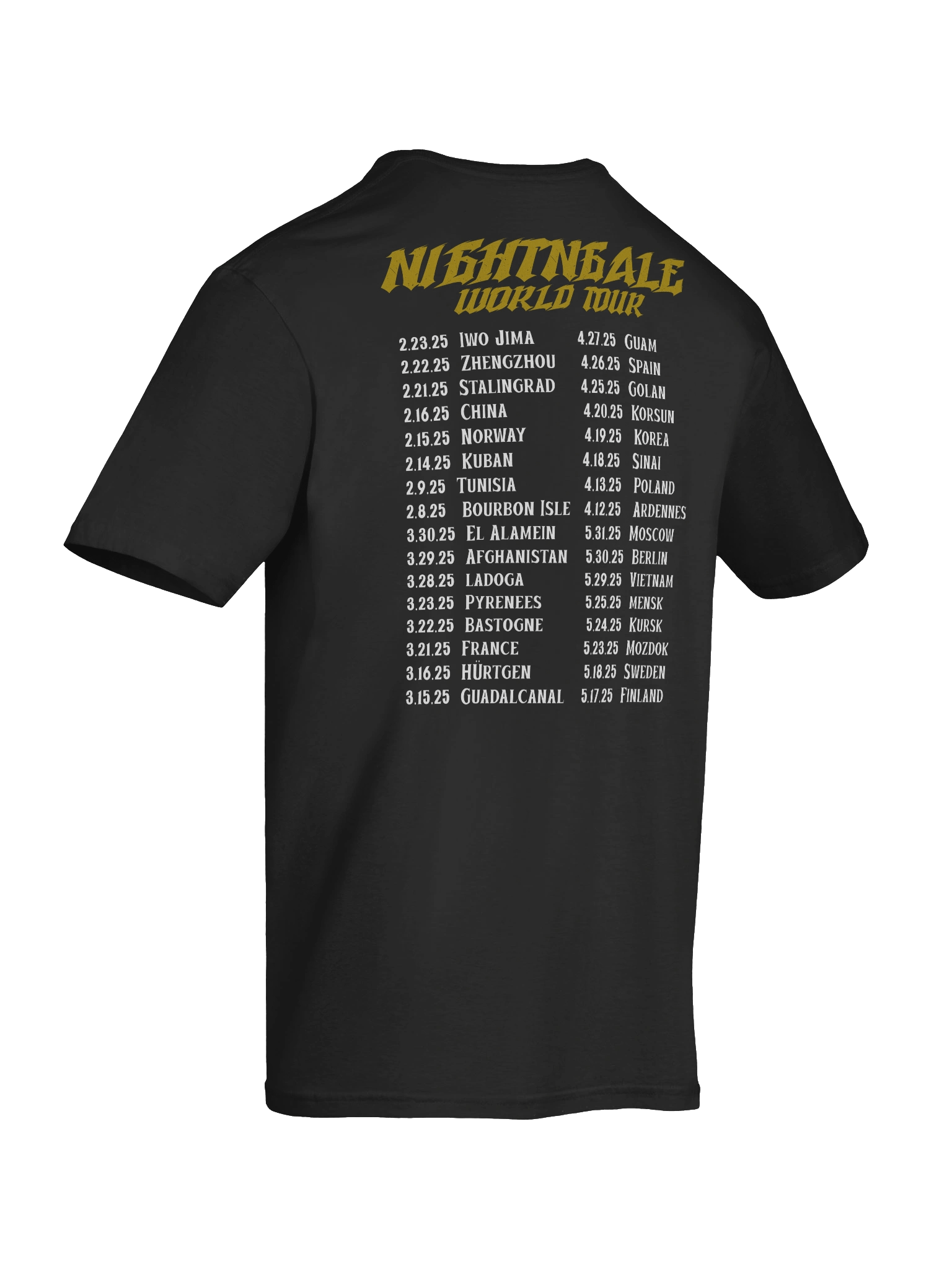 "World Tour" Unisex T-Shirt product image (12)