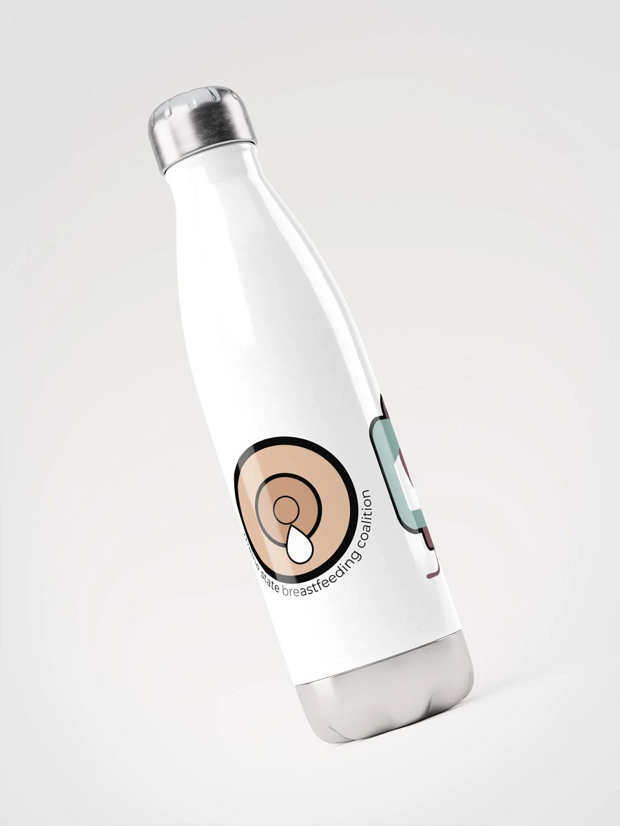 Different, But Same Light Skin Tone Stainless Steel Water Bottle product image (3)
