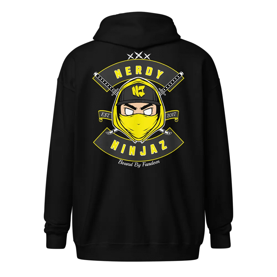 Nerdy Ninjaz Full Zip Hoodie (Killah Beez Variant) product image (2)