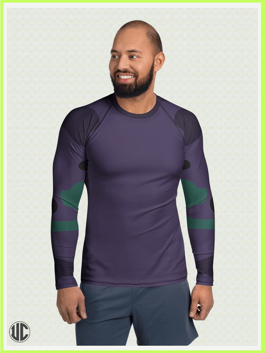 Midnight Purple Camo – Men’s Rash Guard product image (1)