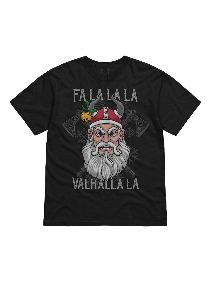 Falalalala Valhalla Viking Santa Christmas T-Shirt product image (1)